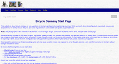 Desktop Screenshot of bicyclegermany.com