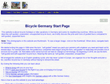 Tablet Screenshot of bicyclegermany.com